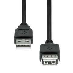 ProXtend USB 2.0 Extension Cable Black - High-Quality, 3m Length - USB2AAF-0003